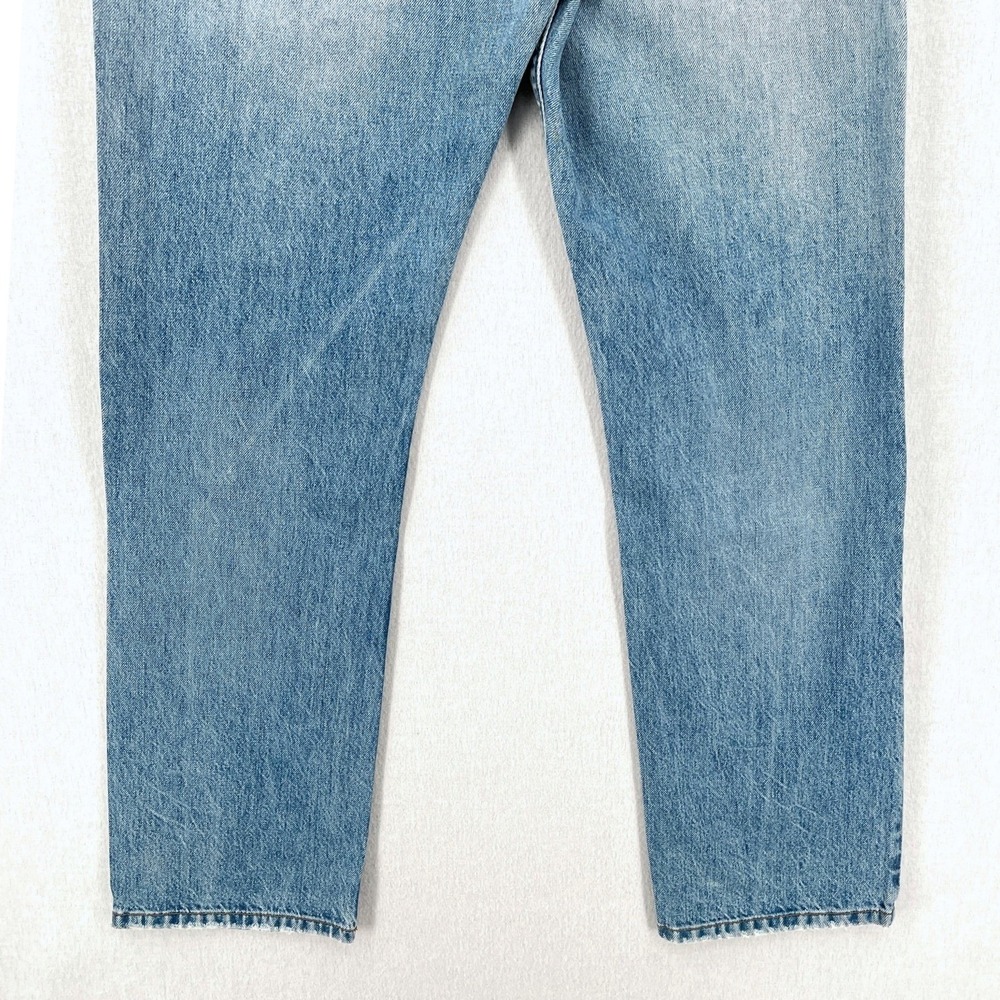 DOEN Shep Jean Laval Wash Womens 29 Blue Straight leg 100% Cotton Rigid NWT - Picture 10 of 16